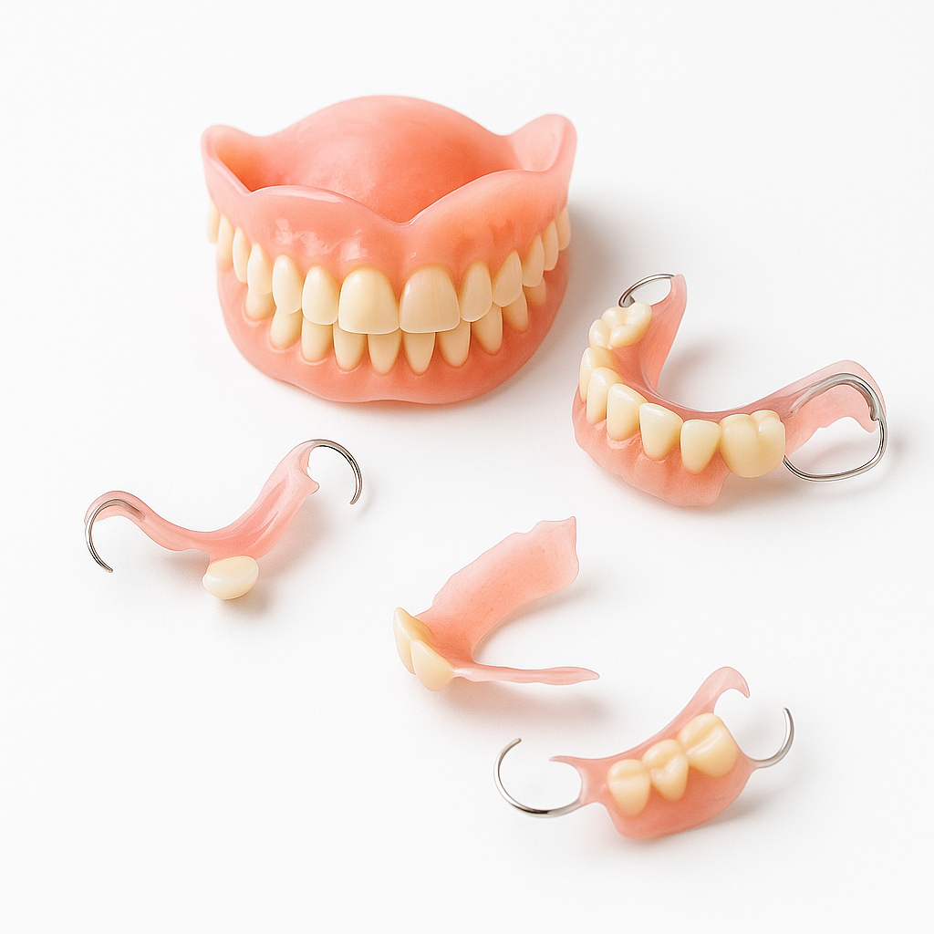 ภาพประกอบฟันปลอม